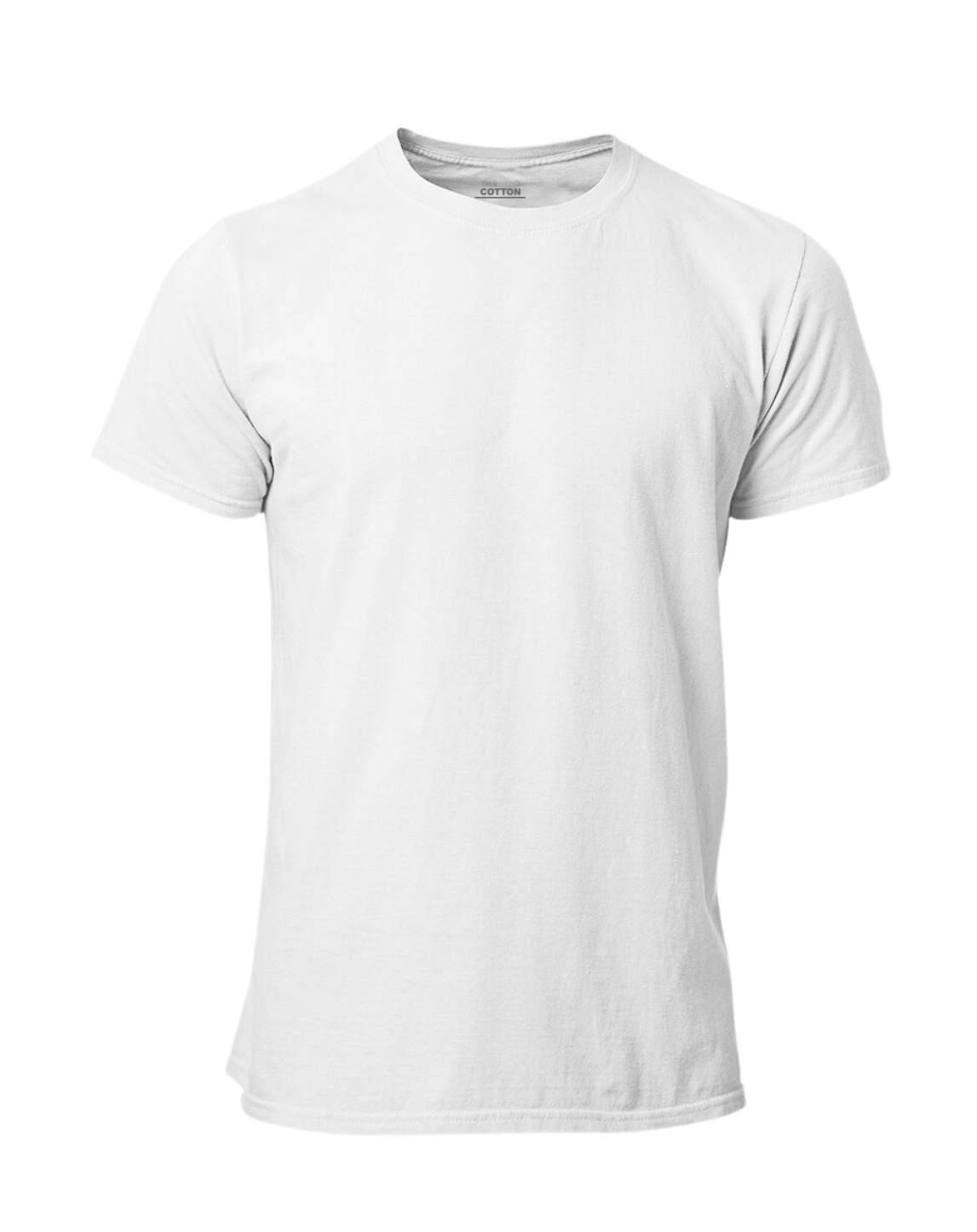 Men's 100% Cotton Premium Round Neck Tshirts - White