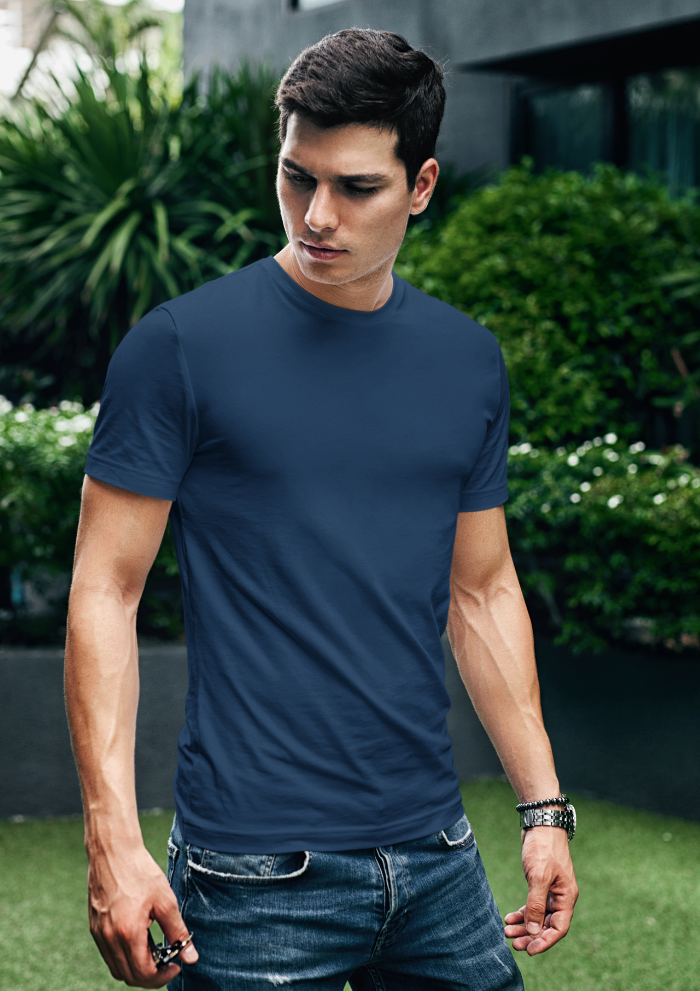 Elevate Your Wardrobe with 100% Cotton Men's Premium Round Neck T-Shirts. Discover Comfort and Style Combined. Perfect for Everyday Wear. Shop Now
